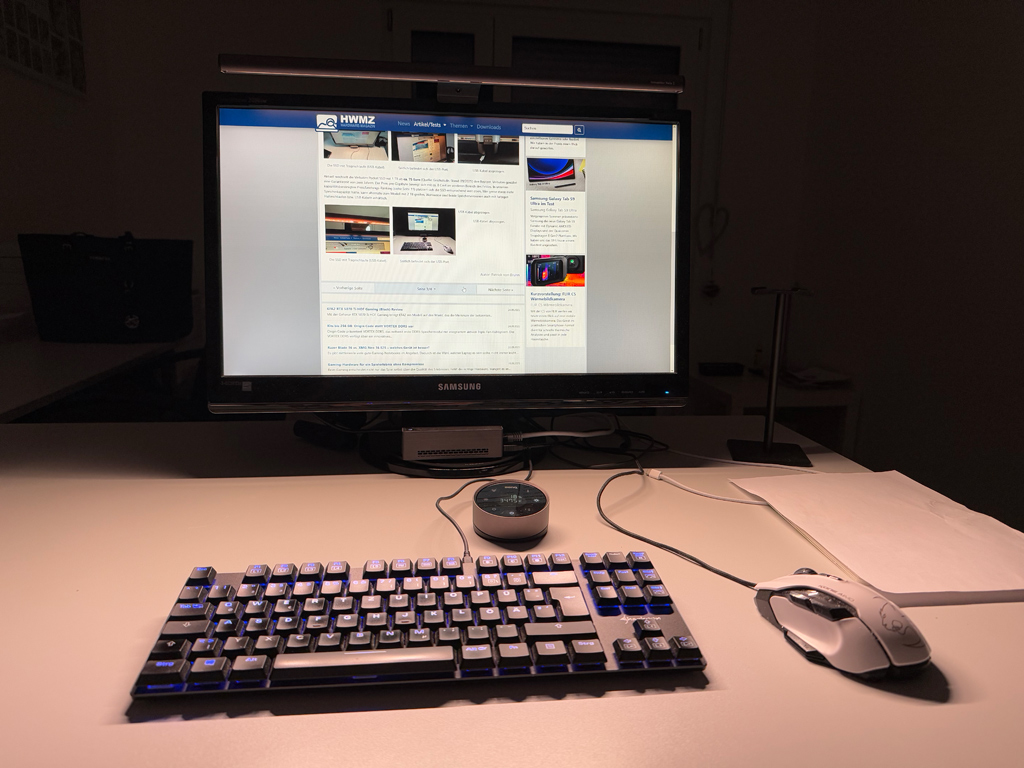 Beleuchtung ausschließlich vorne.