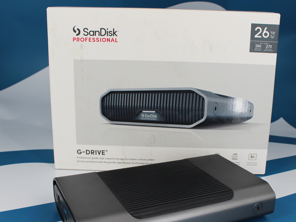 SanDisk Professional G-DRIVE 26 TB im Test.