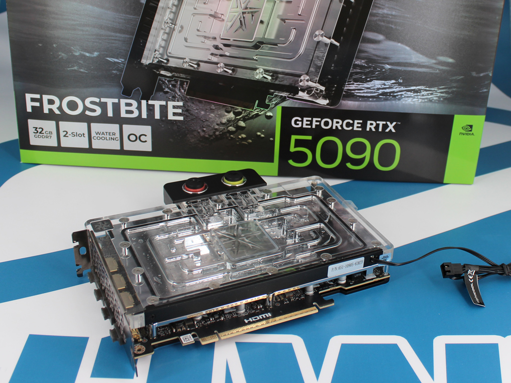 INNO3D RTX 5090 iCHILL Frostbite im Test.